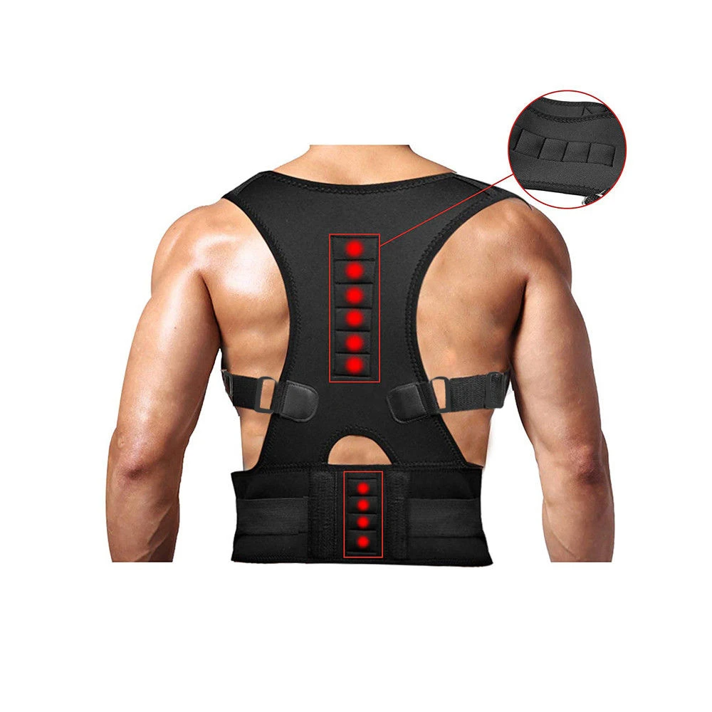 Adjustable Posture Corrector & Lower Back Support Belt with Shoulder Brace