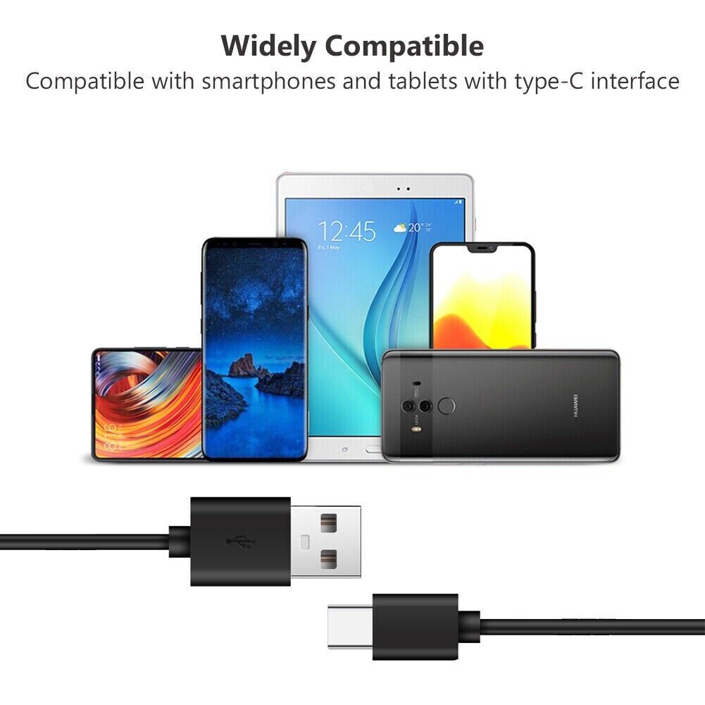 10-Pack Type-C Charging Cords – USB-A to USB-C Fast Charge Cables for Android Devices
