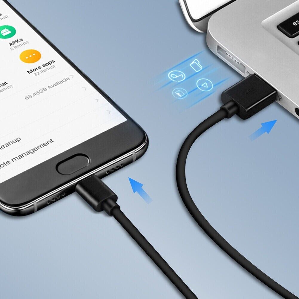 10-Pack Type-C Charging Cords – USB-A to USB-C Fast Charge Cables for Android Devices