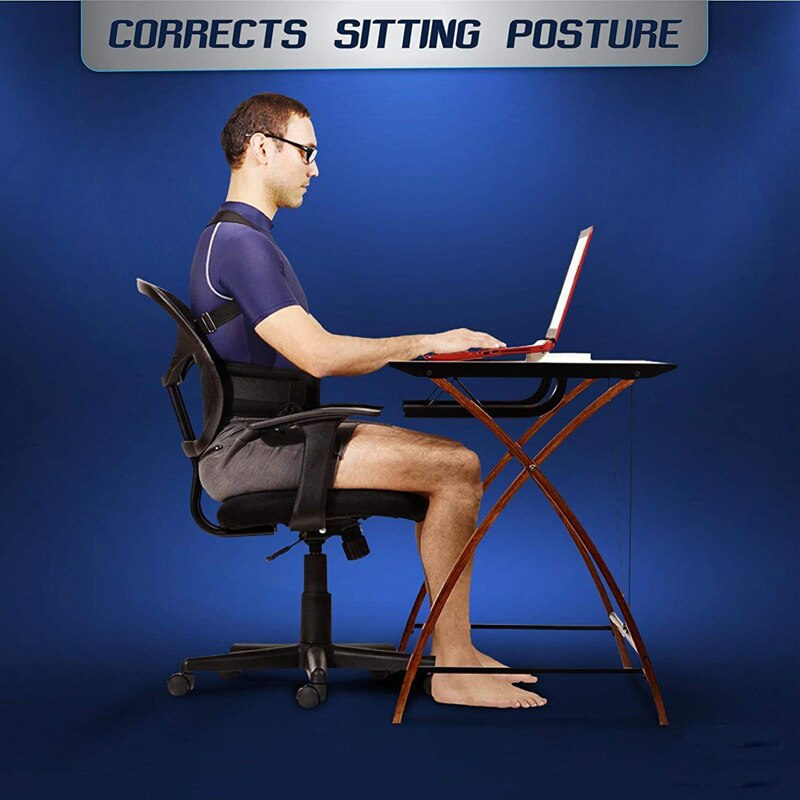 Adjustable Posture Corrector & Lower Back Support Belt with Shoulder Brace
